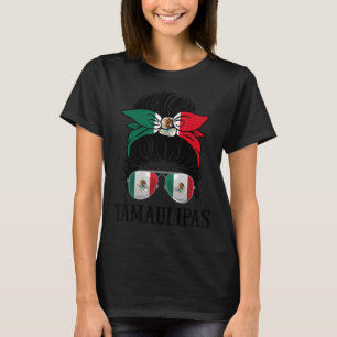 Tamaulipas Mexico Pride Mexicaanse vlaggenstaat T-shirt