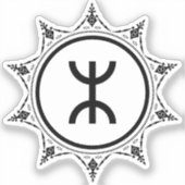 Tamazgha - Le pays des Amazighs Vinyl Sticker (Recto)