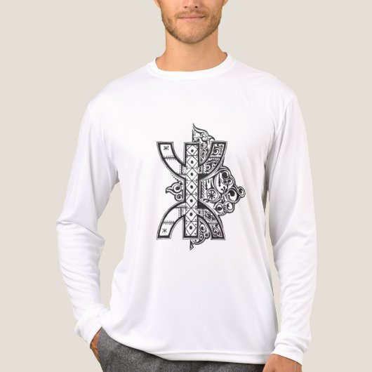 Tamazight💀 Tri-Blend Shirt (Voorkant volledig)