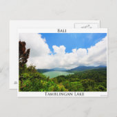 Tamblingan Lake- postkaarten (Voorkant / Achterkant)