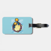 Tamborine And Maraccas Bagagelabel (Achterkant horizontaal)