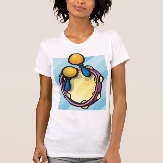 Tamborine en Maraccas T-Shirt (Voorkant)