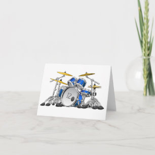 Tambour Carte d'anniversaire - 12