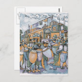 Tambour Carte Postale Nuit 2008 Vs. (Devant / Derrière)