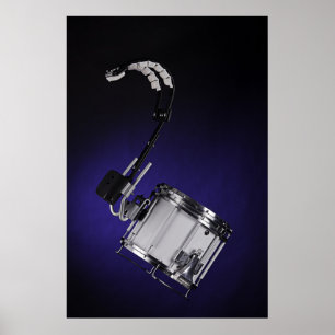 Tambour de piège ou affiche de marche de batteur