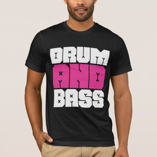 Tambour et T-shirt de musique de basse (Devant)