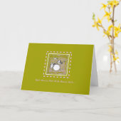 Tambour Set "JAZZ it up" Carte de voeux (Fleur jaune)