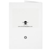 Tambour Valentine Card Musicien Snare Drum Card (Dos)