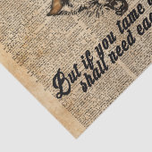 Tame me - Dictionary Art Tissuepapier (Detail)