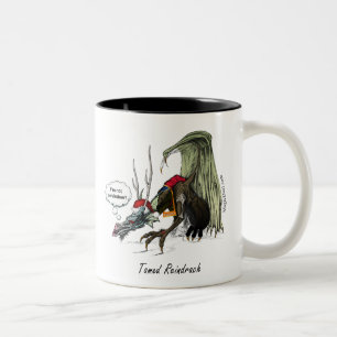 Tamed Reindrach - Special Edition Tweekleurige Koffiemok