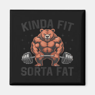 Tamelijk Fit Enigszins Dik Grappige Gym Beer Gewic Magneet