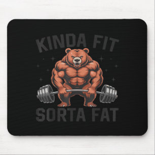 Tamelijk Fit Enigszins Dik Grappige Gym Beer Gewic Muismat