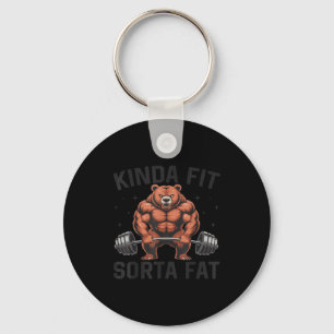 Tamelijk Fit Enigszins Dik Grappige Gym Beer Gewic Sleutelhanger