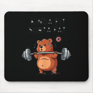 Tamelijk Fit Enigszins Vet Grappig Gym Lichaam Pos Muismat