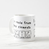 Tamica tasse de nom de table périodique (Devant gauche)