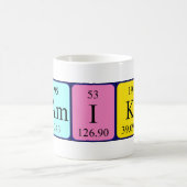 Tamiko tasse de nom de table périodique (Centre)