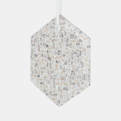 Tamil Glas Ornament (Voorkant links)