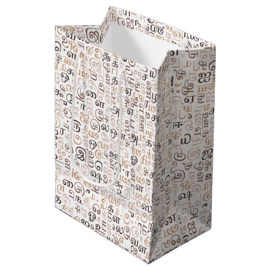 Tamil Medium Cadeauzakje (Voorkant Gekanteld)