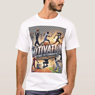 Tamil Sport Motivatie Intense Vastberadenheid T-shirt