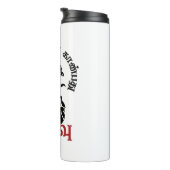 Tamil Thiruvallur Thirukkural Poem Mei Porul Tamil Thermosbeker (Geroteerd rechts)