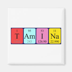 Tamina periodieke table name magnet magneet