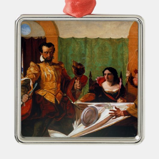 Taming van de Shrew Metalen Ornament (Voorkant)