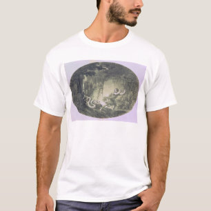 Tamino achtervolgd door een gigantische serpent t-shirt