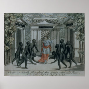 Tamino speelt de magische fluit poster