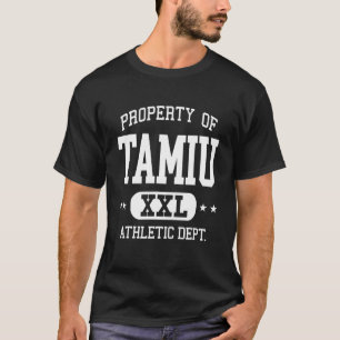 TAMIU Retro Atletiek Eigendomsafdeling T-shirt