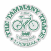 Tammany Trace (fietsen) Sticker (Voorkant)