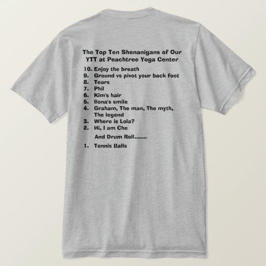 Tammy T-shirt (Design achterkant)