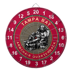 Tampa Bay Fauteuil Quarterback Football Dartboard Dartbord
