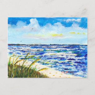 Tampa Bay Florida Beach Sunshine Skyway Bridge Briefkaart