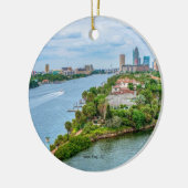 Tampa Bay, Florida Keramisch Ornament (Links)