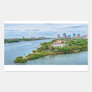 Tampa Bay, Florida Rechthoekige Sticker