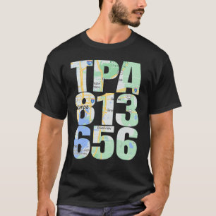 Tampa Bay Florida TPA 813 656 Road Trip Stranden C T-shirt