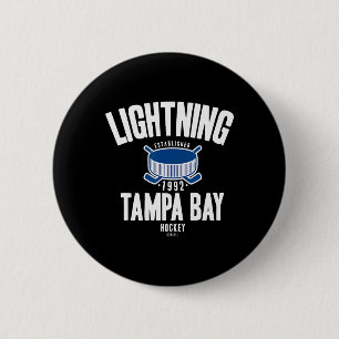 Tampa Bay Lightning Hockey Puck Zwart Officieel Ge Ronde Button 5,7 Cm