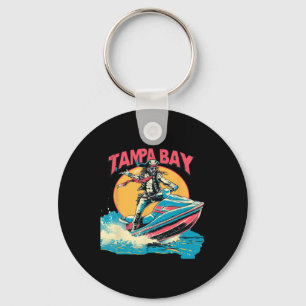 Tampa Bay Piraat Florida Jetski Varend Grappig Gas Sleutelhanger
