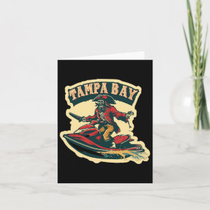 Tampa Bay Pirate Florida Jetski Boating Funny Gasp Kaart