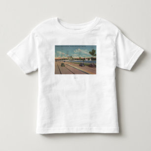 Tampa, FL - Uitzicht van Bayshore Blvd, Bridge Kinder Shirts