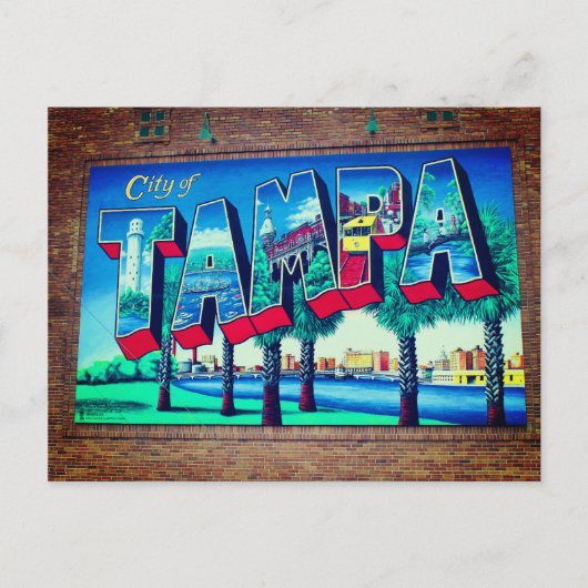 Tampa Florida Briefkaart (Voorkant)
