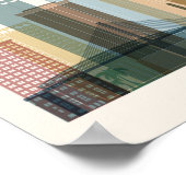 Tampa, Florida | City Skyline Poster (Hoek)