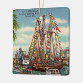Tampa Florida Gasparilla Keramisch Ornament (Links)