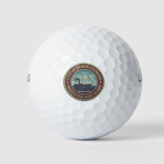 Tampa Florida Golfballen (Voorkant)