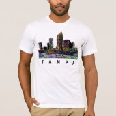 Tampa, Florida in graffiti T-shirt (Voorkant)