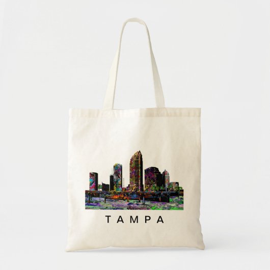 Tampa, Florida in graffiti Tote Bag (Voorkant)