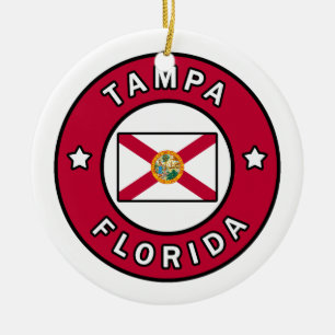 Tampa Florida Keramisch Ornament