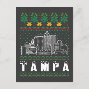 Tampa Florida Lelijke Kerstmis Briefkaart