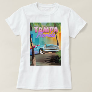 Tampa Florida mooie reisposter. T-shirt