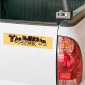 Tampa Florida palm bomen bumper sticker (Op Truck)